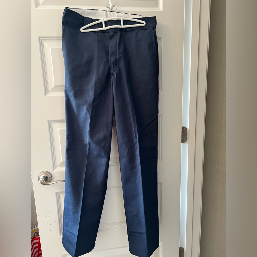 Dickies Men's Dark Blue Dress Pants